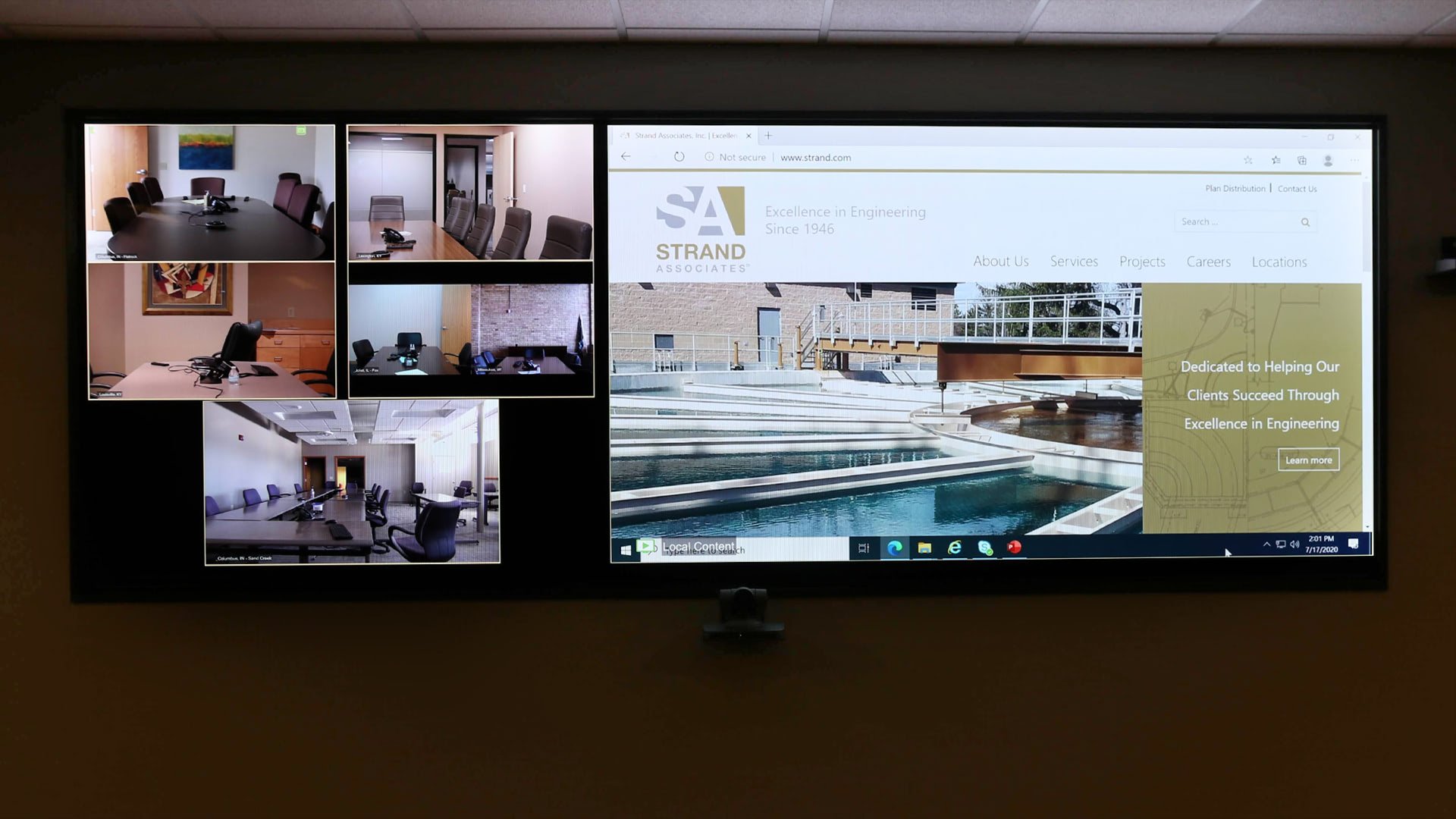 Strand Associates_Conference Room Video Wall 2